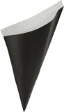 Hors d'oeuvre Mini K-13 Black Paper Cones., holds 4.5 oz.