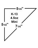 SALE 6¢! Hors d'oeuvre Mini K-13 Blue & White Checked Paper Cones holds 4.5 oz.