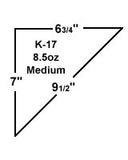 Medium sized K-17 Yellow & White Check Paper Cones., holds 8.5 oz.