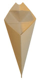 Blow-OUT SALE Full Case Large K-20 Eco Friendly Cardboard Cone With Built In Sauce Container, holds 12.5 oz.