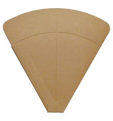 Regular Size Crepe Holder Eco - Perforated 300 GRAM HEAVY DUTY Cardboard: want to add sticker with your logo contact custom@friteshop.com