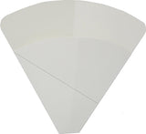 Regular Size Crepe Holder White - Perforated 250 gram Cardboard: want to add sticker with your logo contact custom@friteshop.com