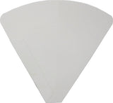 Regular Size Crepe Holder White - Perforated 250 gram Cardboard: want to add sticker with your logo contact custom@friteshop.com