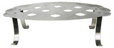 Oval Catering Tray Stainless Steel simple attachable legs,Hand-Made, light weight (2 lbs) Fits all of our Cones (both paper and cardboard).