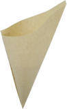 Small K-15 Eco Friendly Paper Cones, Holds 6.5 Oz: want to add sticker with your logo contact custom@friteshop.com