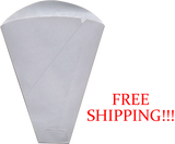 Japanese Crepe Wrappers White Paper (for JAPANESE STYLE CREPES, NOT FRENCH): want to add sticker with your logo contact custom@friteshop.com