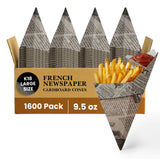 K18 LARGE SIZE
FRENCH NEWSPAPER
CARDBOARD CONES
1600 Pack
9.5 oz