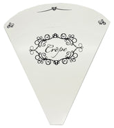 Large Size Crepe Holder Victorian Design - Perforated 250 GRAM Cardboard