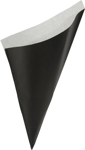 Hors d'oeuvre Mini K-13 Black Paper Cones., holds 4.5 oz.