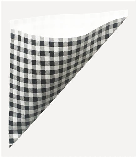 Mini Plus K-14 Black & White Check Paper Cones