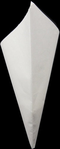 Hors d'oeuvre Mini Plus K-14 White Paper Cones, holds 5.5 oz.