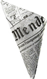 Small Plus K-16 French Newspaper Paper Cones, Holds 7.5 Oz.