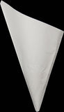 Medium Sized K-17 White Paper Cones, holds 8.5 oz.