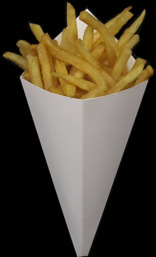 Cardboard Cones without Sauce Container