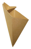 Large K-18 Eco Friendly  Cardboard Cone With Built In Sauce Container, holds 9.5 oz.