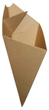 Blow-OUT Sale Full Case Large K-18 Eco Friendly  Cardboard Cone With Built In Sauce Container, holds 9.5 oz.