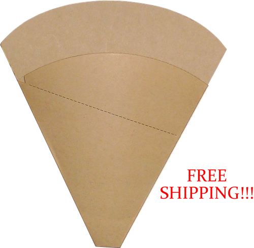 Large Size Crepe Holder Eco - Perforated 300 GRAM HEAVY DUTY Cardboard