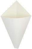 Hong Kong Egg Waffle - White Cardboard Cone