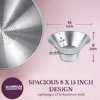 SPACIOUS 8 X 15 INCH DESIGN
Lightweight 2.5 lb Aluminum Build