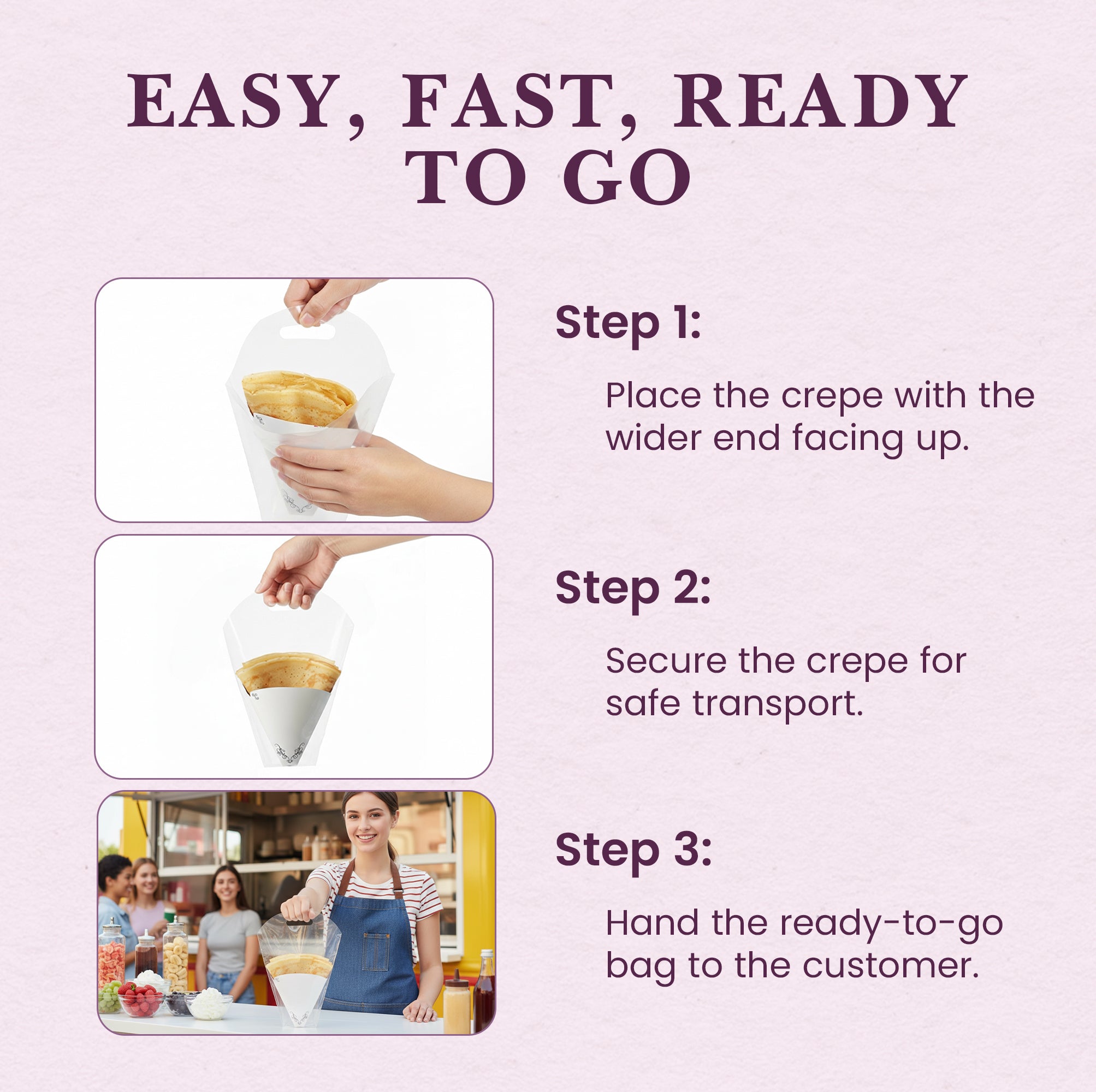 Sample Pack - Crepe Holders