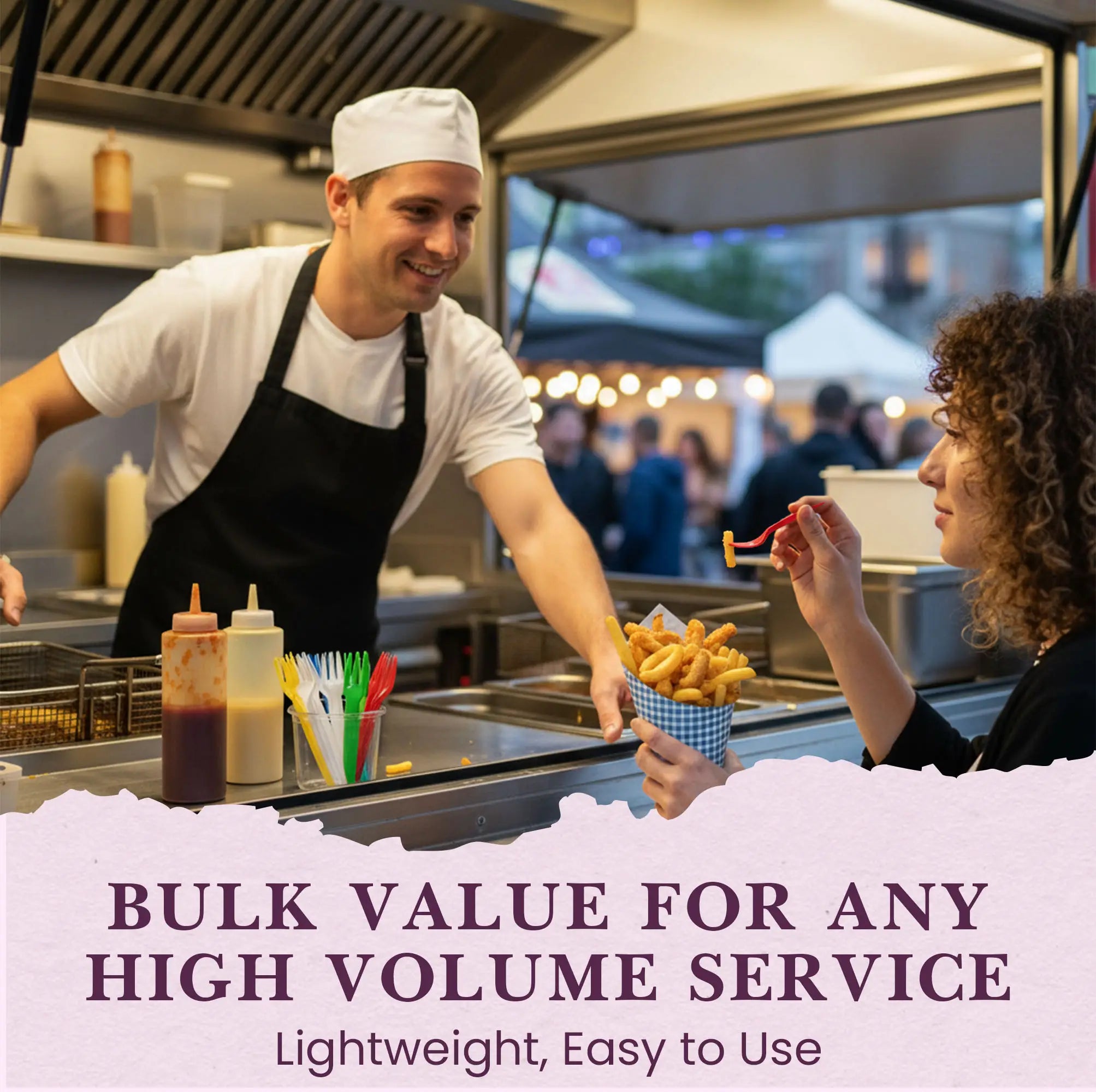 BULK VALUE FOR ANY HIGH VOLUME SERVICE
Lightweight, Easy to Use