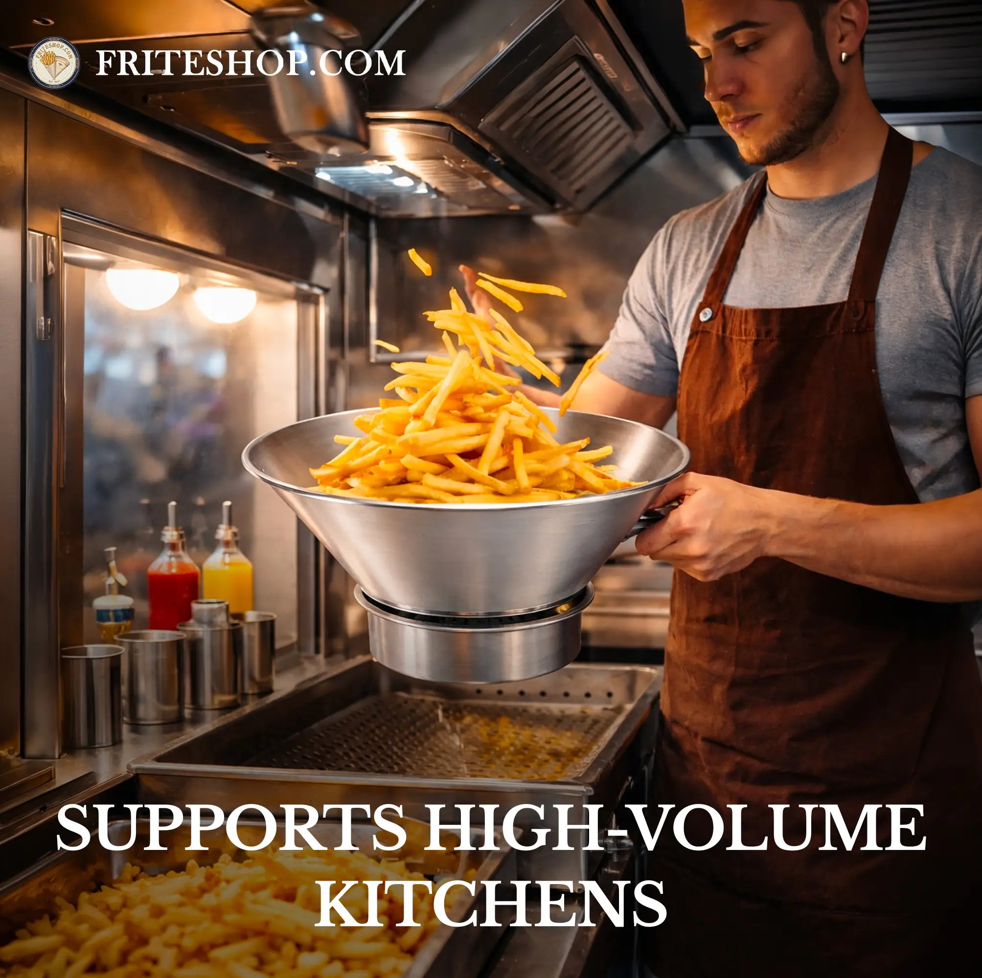 SUPPORTS HIGH-VOLUME KITCHENS