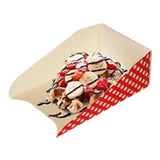 Belgian Waffle Tray Red and White Check. Ships flat, simple to fold & serve.