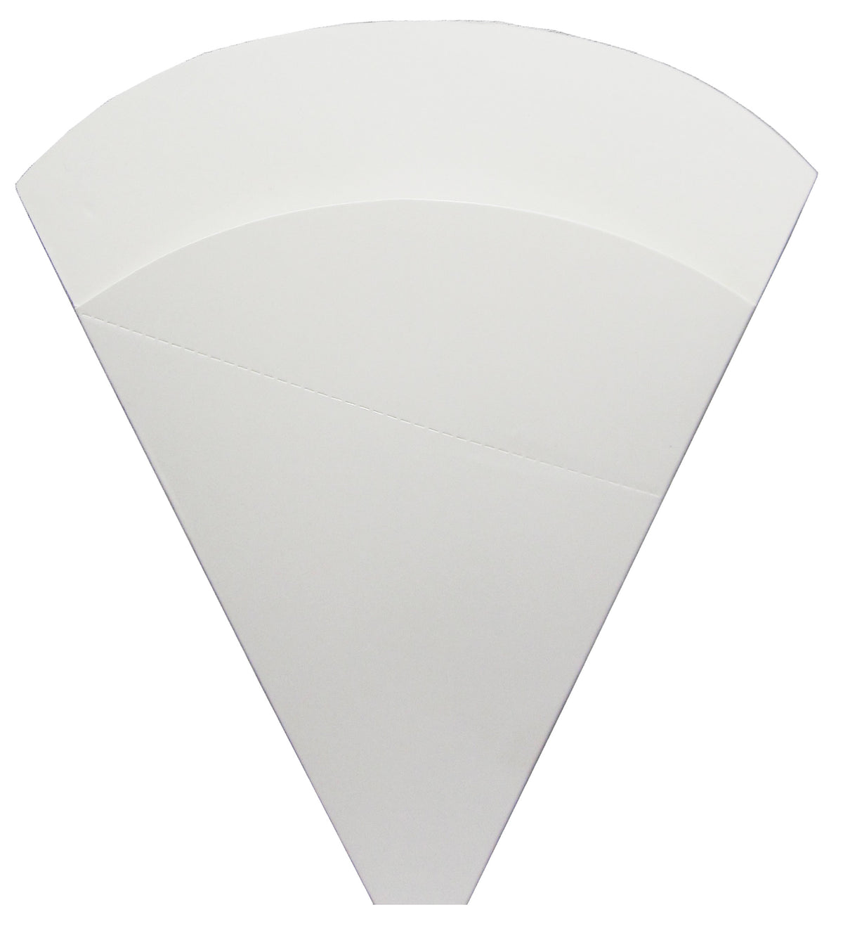 Large Size Crepe Holder White - Perforated 250 GRAM Cardboard