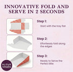 INNOVATIVE FOLD AND SERVE IN 2 SECONDS
