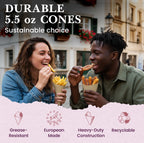 DURABLE 5.5 oz CONES Sustainable choice