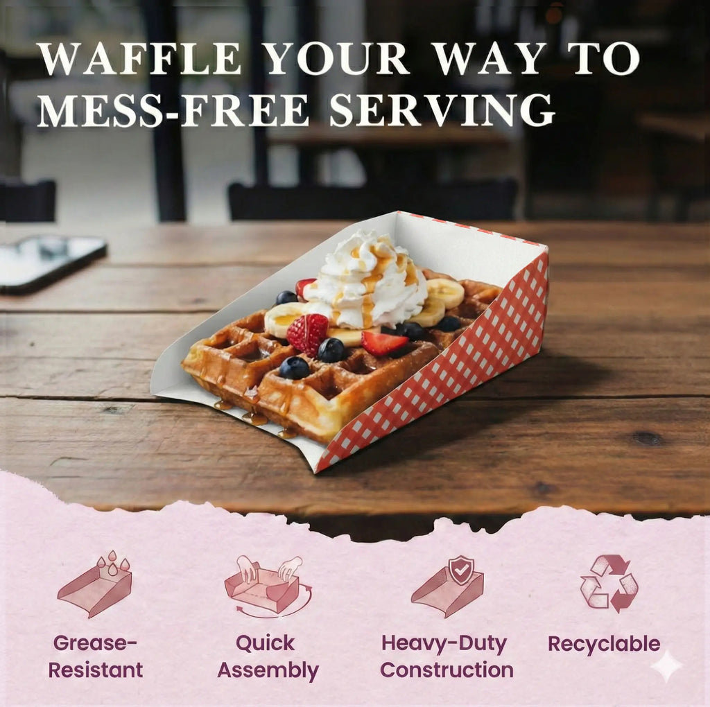 WAFFLE YOUR WAY TO MESS-FREE SERVING