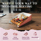 WAFFLE YOUR WAY TO MESS-FREE SERVING