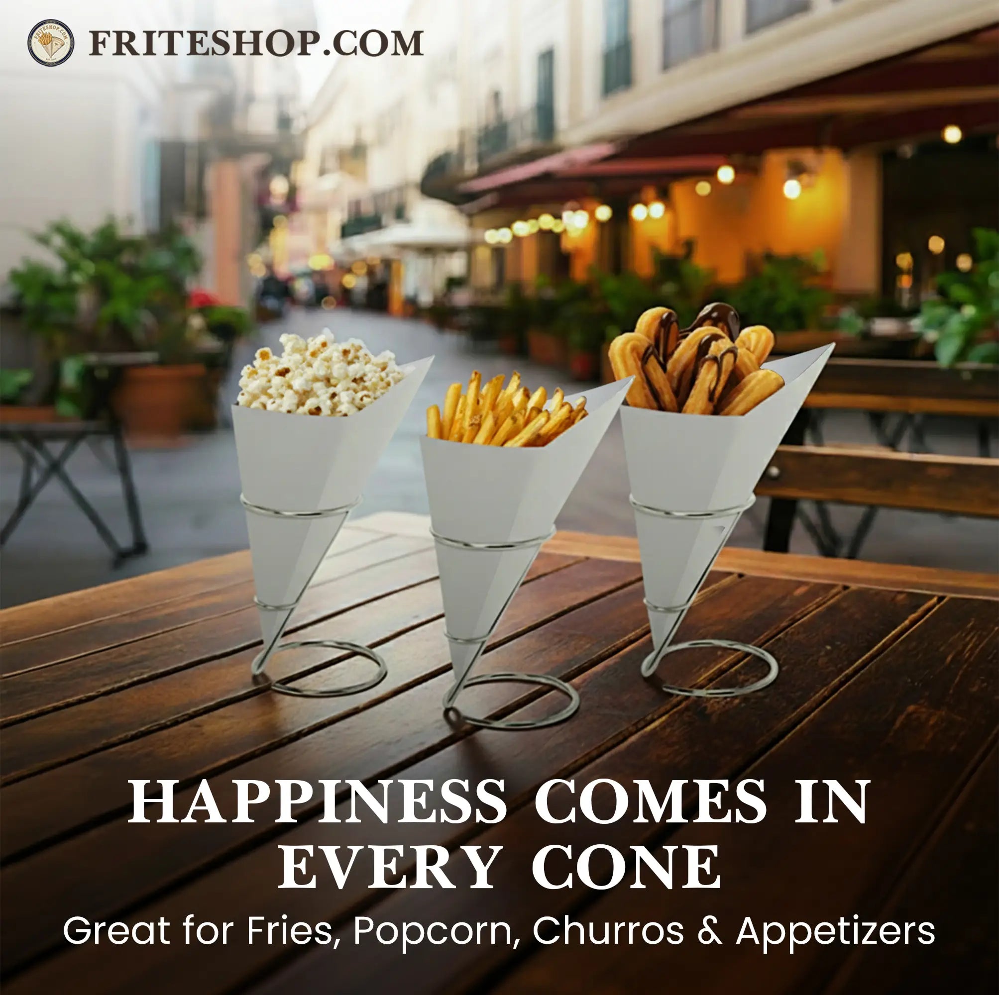 HAPPINESS COMES IN EVERY CONE