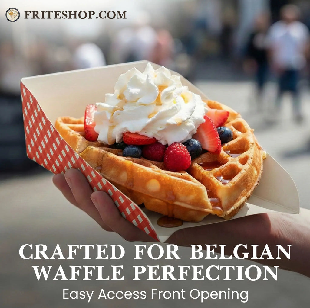CRAFTED FOR BELGIAN WAFFLE PERFECTION
Easy Access Front Opening