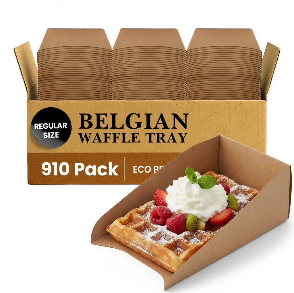 REGULAR SIZE
BELGIAN WAFFLE TRAY
910 Pack
