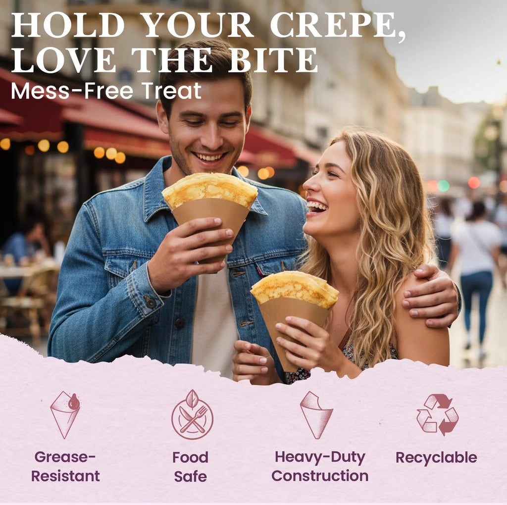 HOLD YOUR CREPE, LOVE THE BITE
Mess-Free Treat