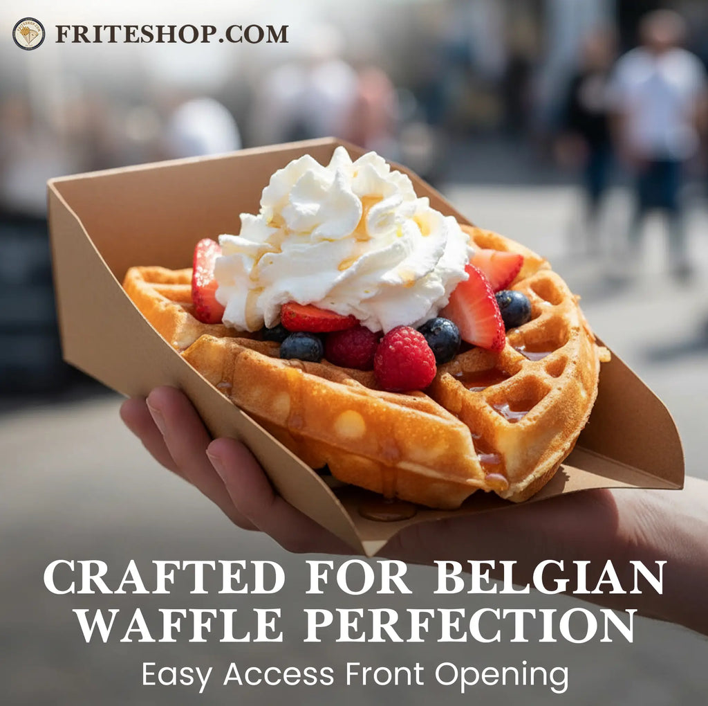 CRAFTED FOR BELGIAN WAFFLE PERFECTION
Easy Access Front Opening