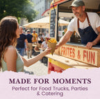 MADE FOR MOMENTS
Perfect for Food Trucks, Parties & Catering