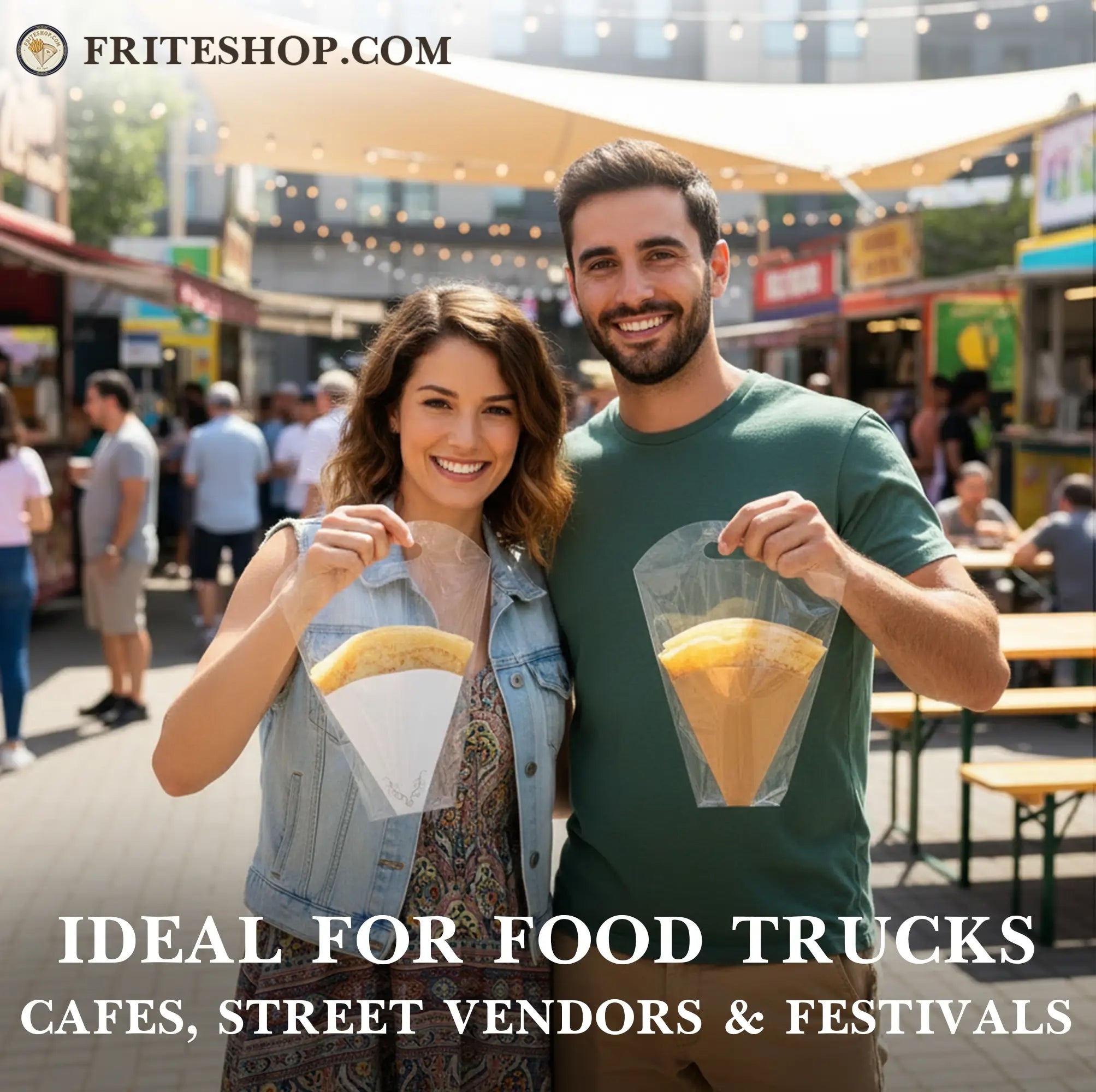 IDEAL FOR FOOD TRUCKS
CAFES, STREET VENDORS & FESTIVALS