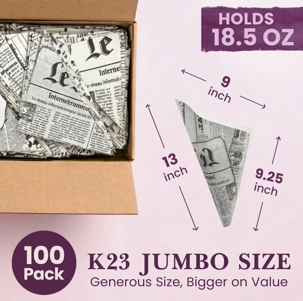 100
K23 JUMBO SIZE
Generous Size, Bigger on Value