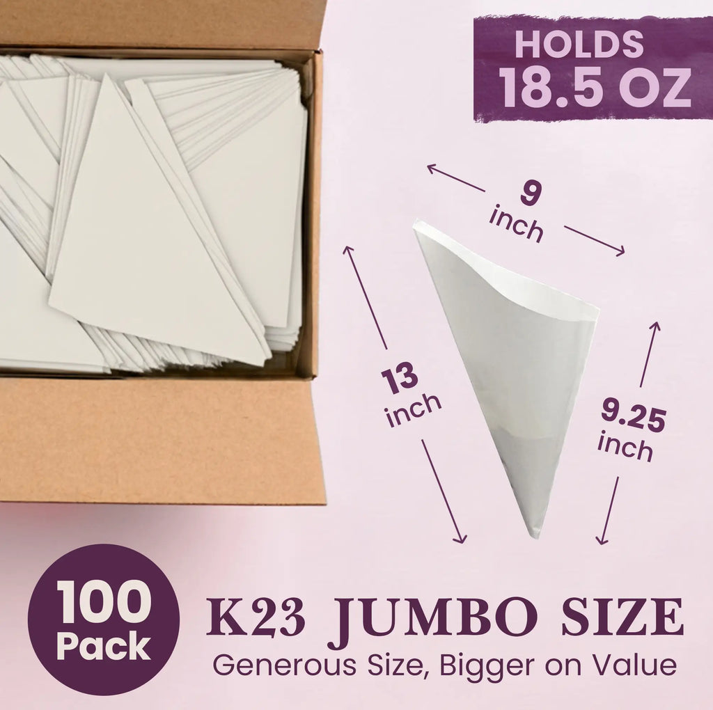 100
K23 JUMBO SIZE
Generous Size, Bigger on Value