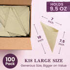 100 Pack
K18 LARGE SIZE
Generous Size, Bigger on Value