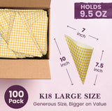100 Pack
K18 LARGE SIZE
Generous Size, Bigger on Value