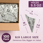 100 Pack
K18 LARGE SIZE
Generous Size, Bigger on Value