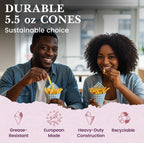 DURABLE 5.5 oz CONES Sustainable choice