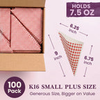 100 Pack
K16 SMALL PLUS SIZE
Generous Size, Bigger on Value