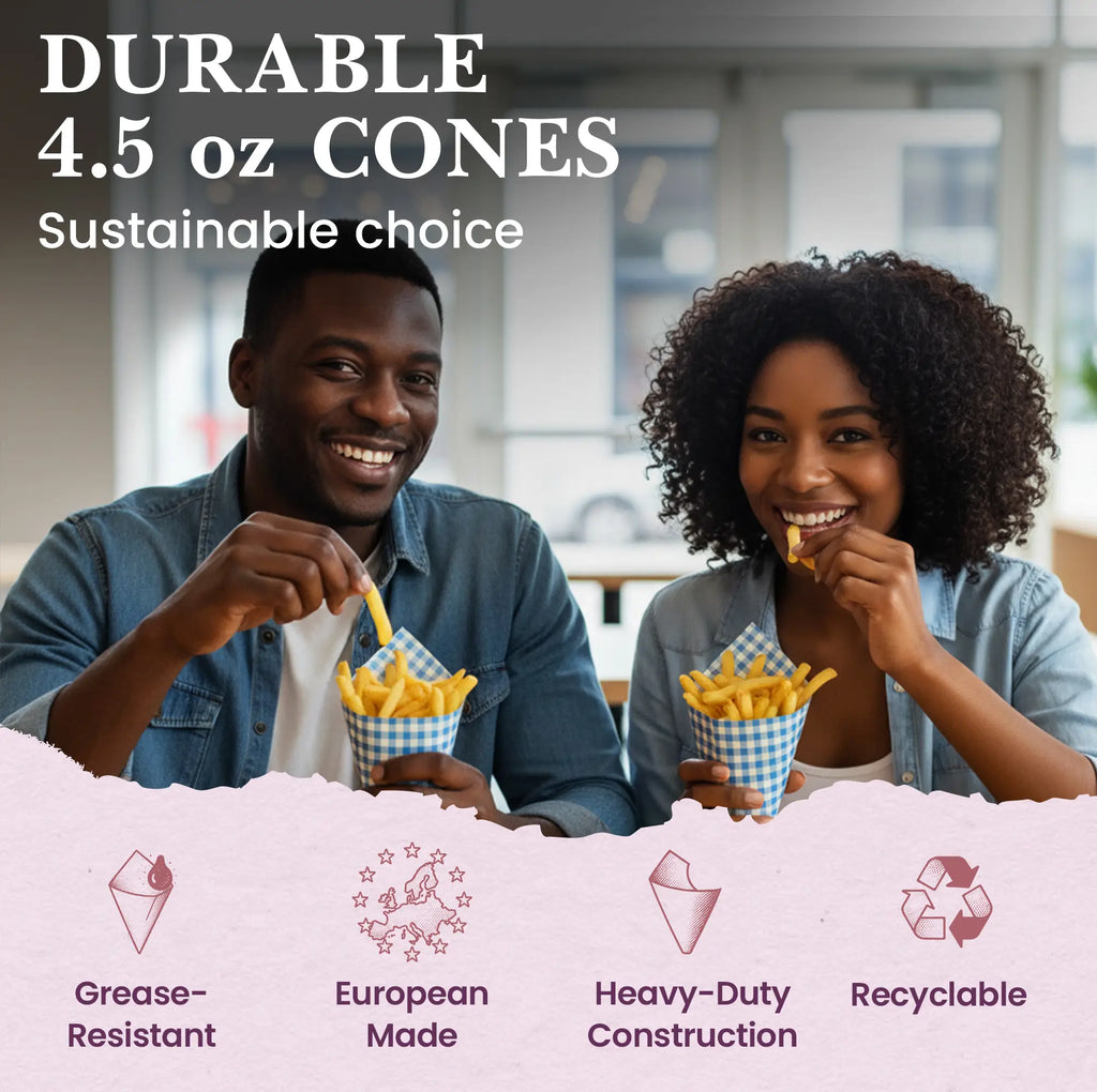 DURABLE 4.5 oz CONES Sustainable choice