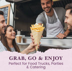 GRAB, GO & ENJOY
Perfect for Food Trucks, Parties & Catering