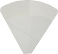 Regular Size French Crepe Holder White - Perforated 250 gram Cardboard