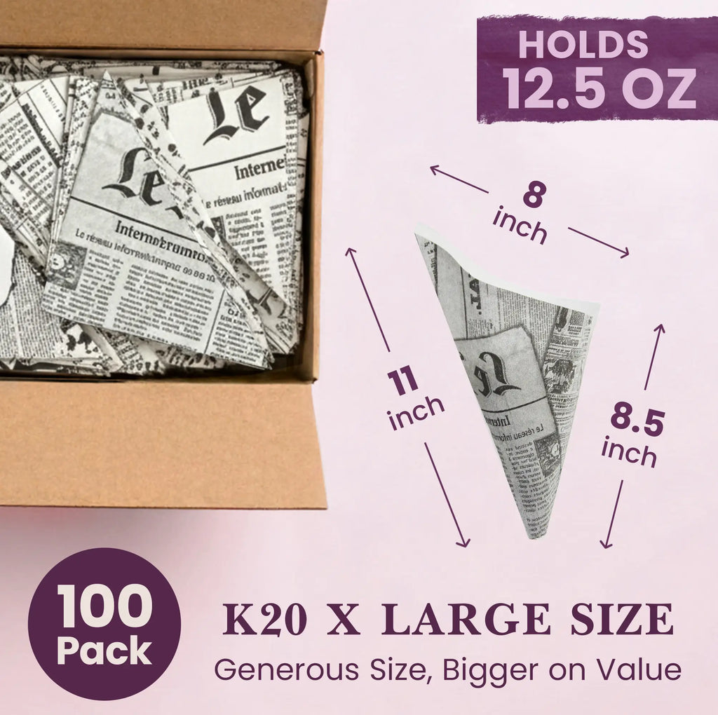 100 Pack
K20 X LARGE SIZE
Generous Size, Bigger on Value
